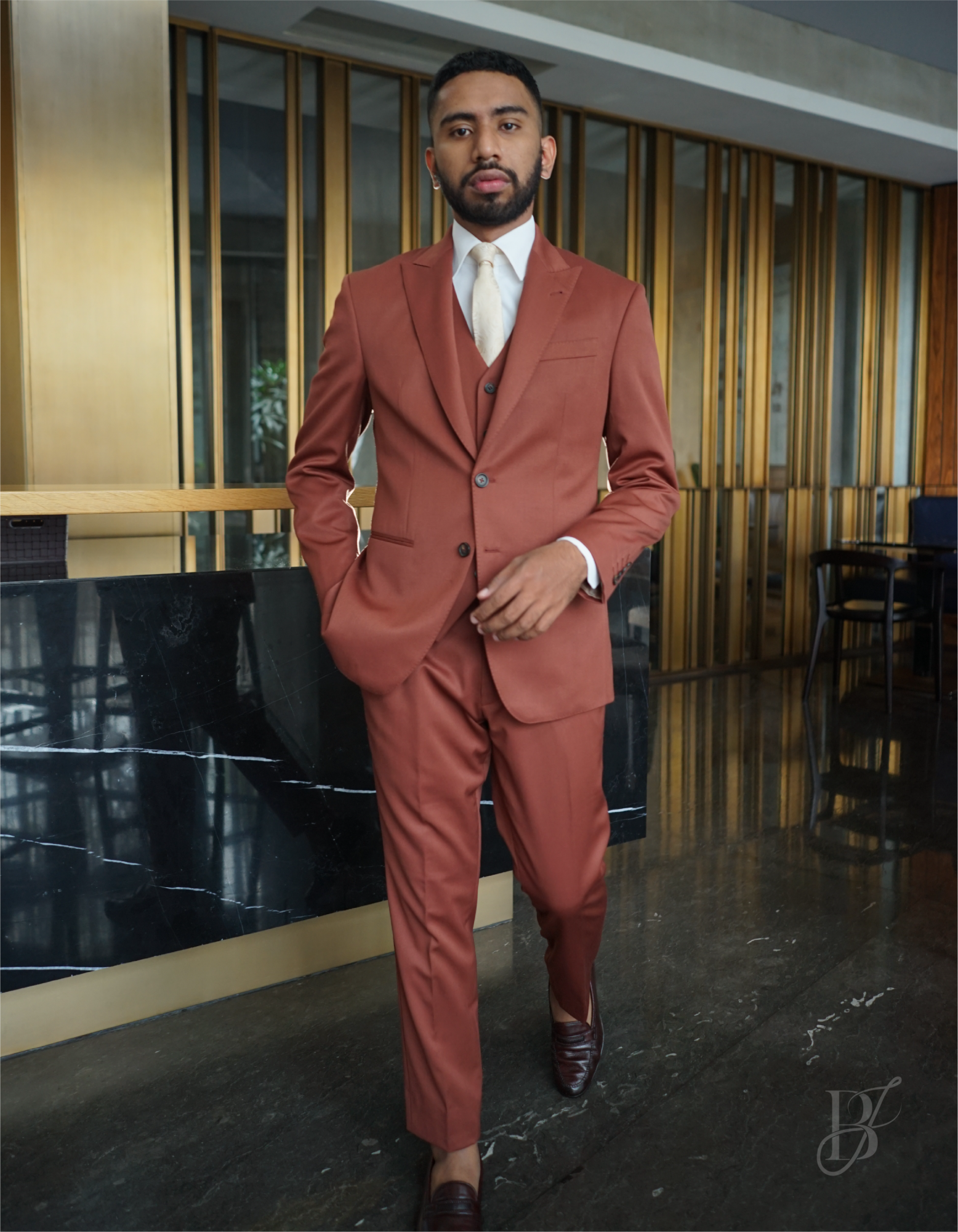 Terracotta Paoloni Suit
